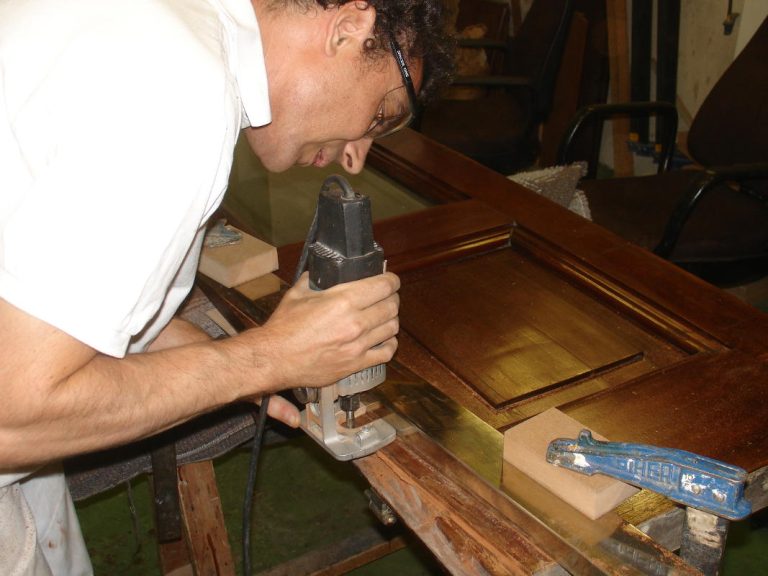 Fresado de elemento de carpintería de madera – Taller de restauración | Ajuste y mecanizado de piezas